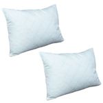 Set 2 perne matlasate ultrasonic, microfibra SoftTouch, Hypo-Alergice, 50x70 cm, Alb fotografia produsului