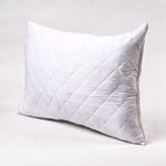 Set 2 perne matlasate ultrasonic, microfibra SoftTouch, Hypo-Alergice, 50x70 cm, Alb fotografia produsului View 2 S