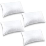 Set 4 perne clasice, microfibra SoftTouch, 50x70 cm, Hipoalergice, Alb fotografia produsului