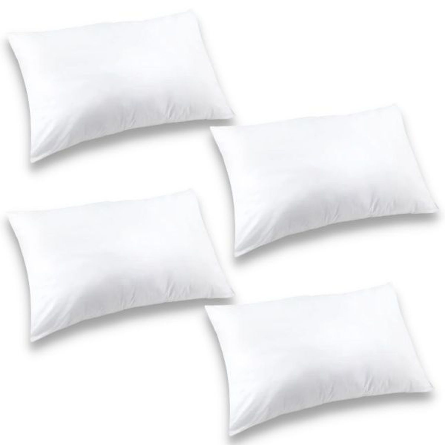 Set 4 perne clasice, microfibra SoftTouch, 50x70 cm, Hipoalergice, Alb fotografia produsului