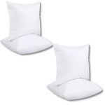Set 4 perne clasice, microfibra SoftTouch, 70x70 cm, Hipoalergice, Alb fotografia produsului View 4 S
