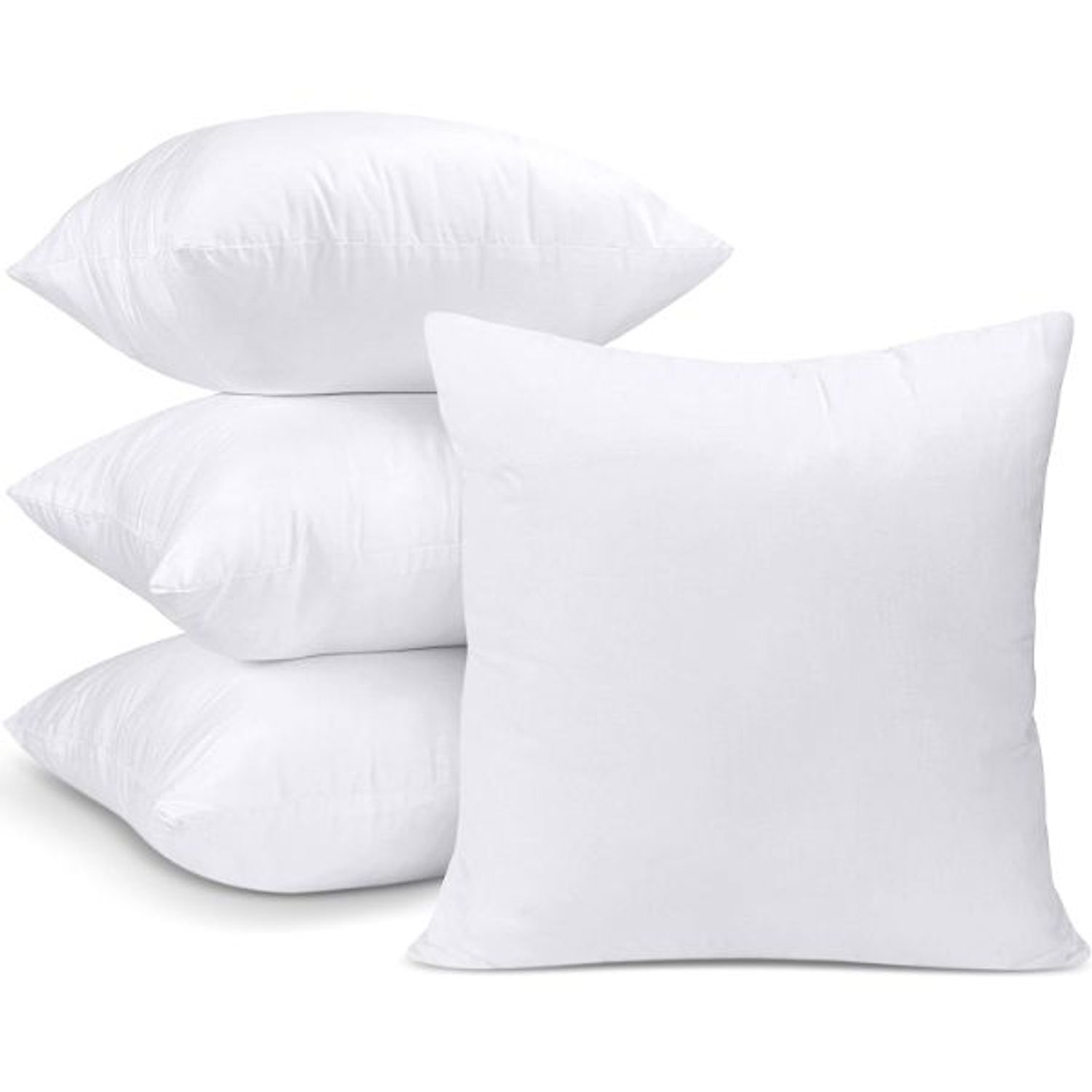 Set 4 perne clasice, microfibra SoftTouch, 70x70 cm, Hipoalergice, Alb fotografia produsului
