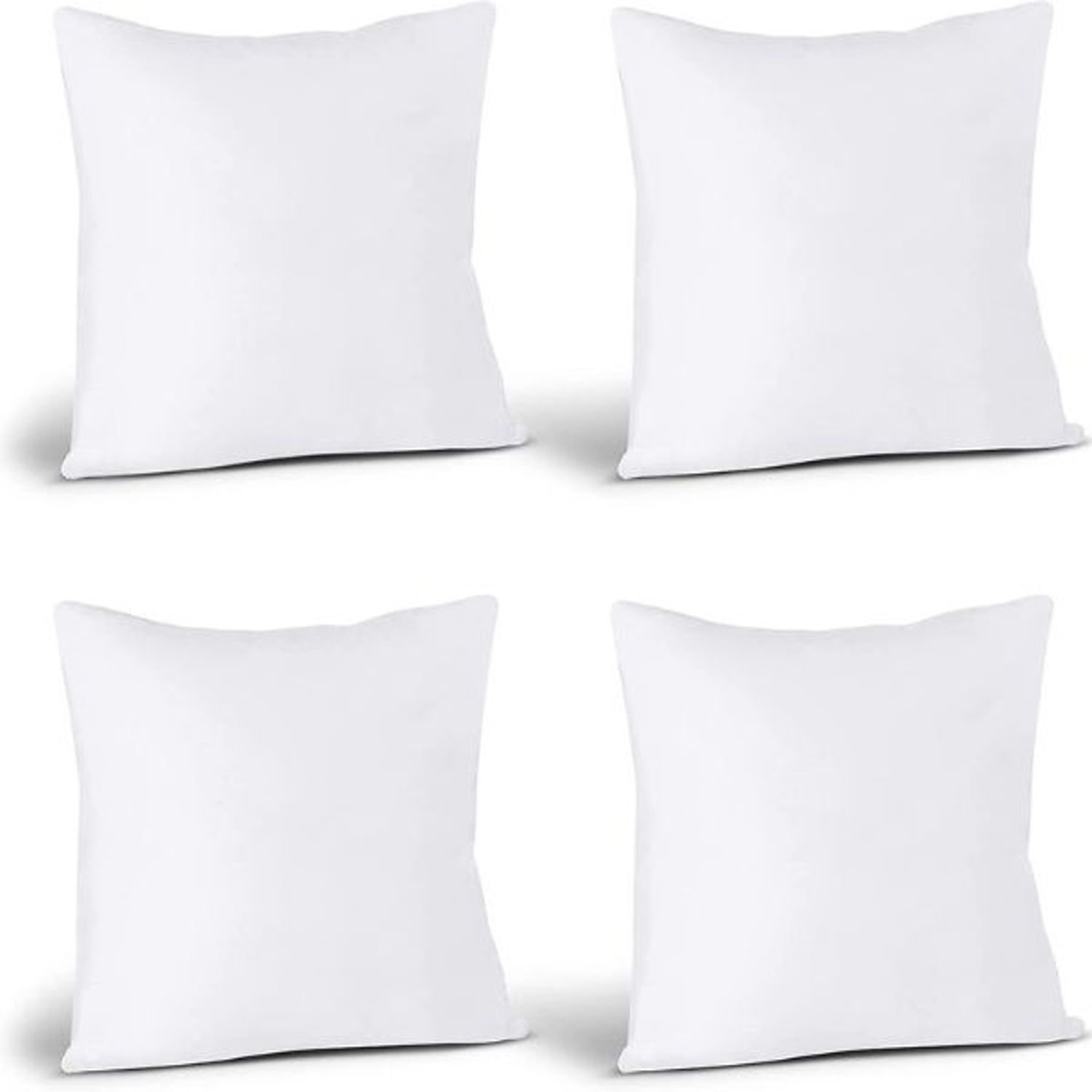 Set 4 perne clasice, microfibra SoftTouch, 70x70 cm, Hipoalergice, Alb fotografia produsului View 2 L