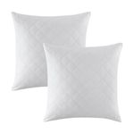 Set 2 perne matlasate, microfibra SoftTouch, Hypo-Alergice, 70x70 cm, Alb fotografia produsului