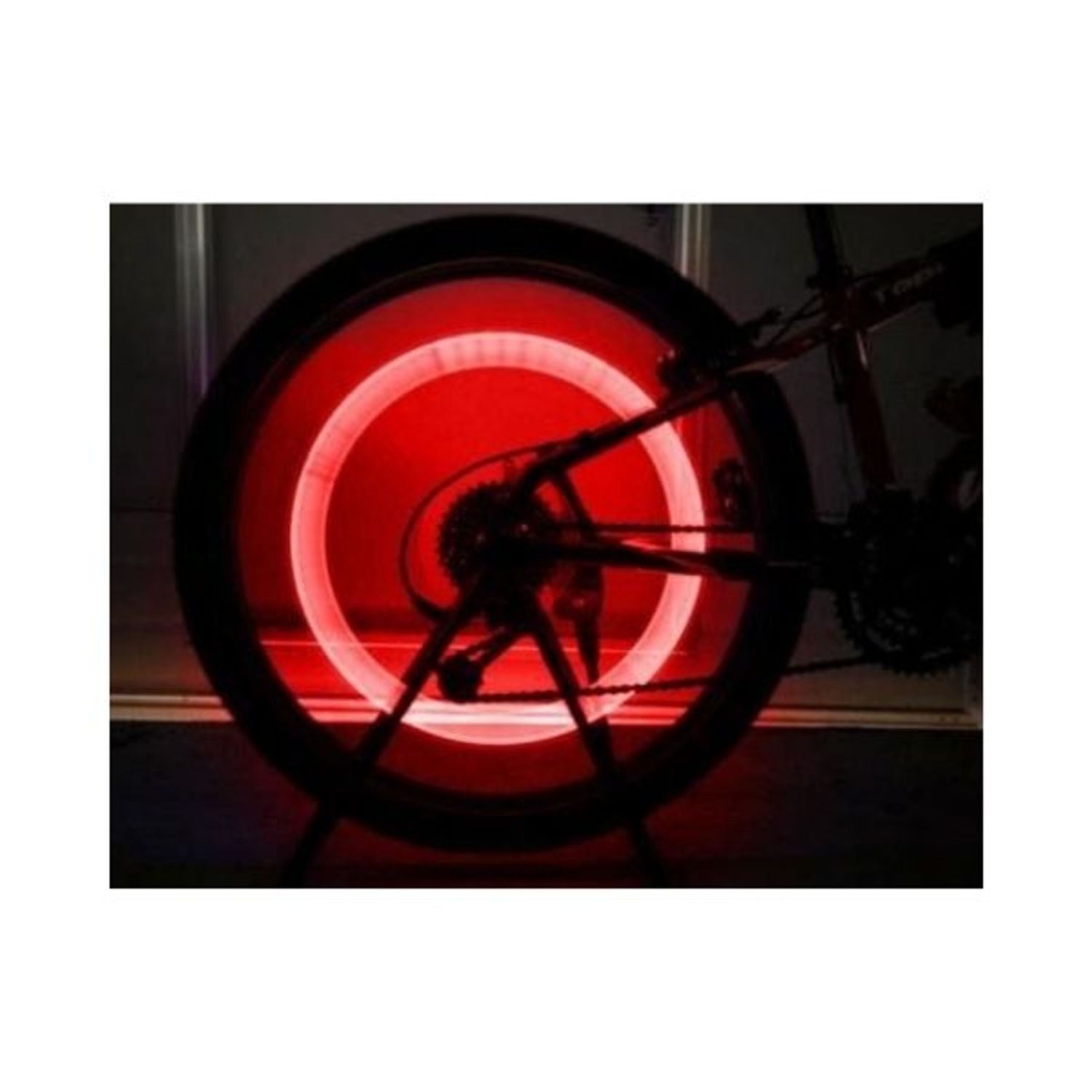 Set 5 buc Lumini ambientale LED cu 3 moduri de iluminare pentru spite Bicicleta, Rosu fotografia produsului View 4 L