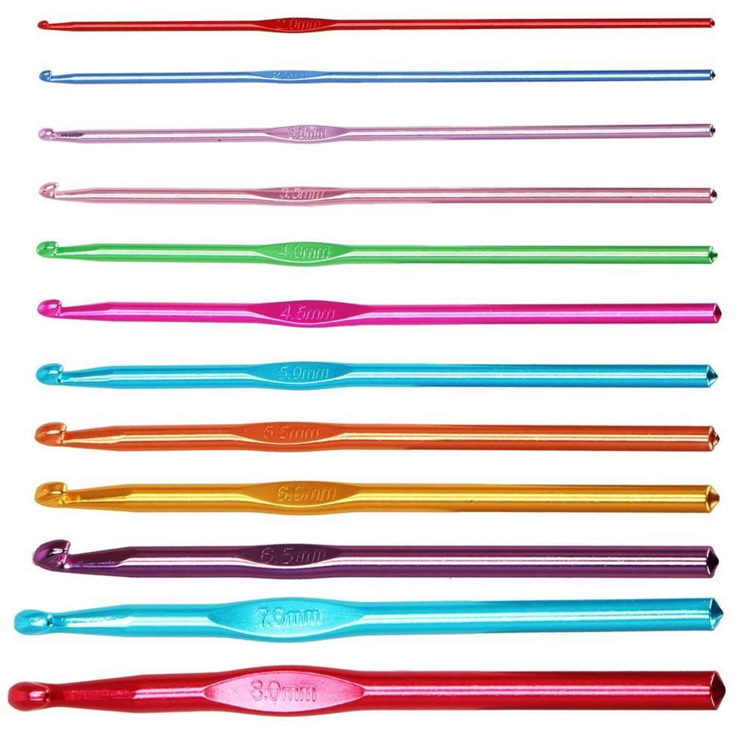 Crosete, multicolore, set 12 buc, 2-8 mm, Springos fotografia produsului View 5 L