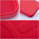 Husa MagSafe din silicon compatibila cu Iphone 14 Pro, Rosu Mat fotografia produsului View 4 S
