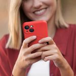 Husa MagSafe din silicon compatibila cu Iphone 14 Pro, Rosu Mat fotografia produsului View 5 S