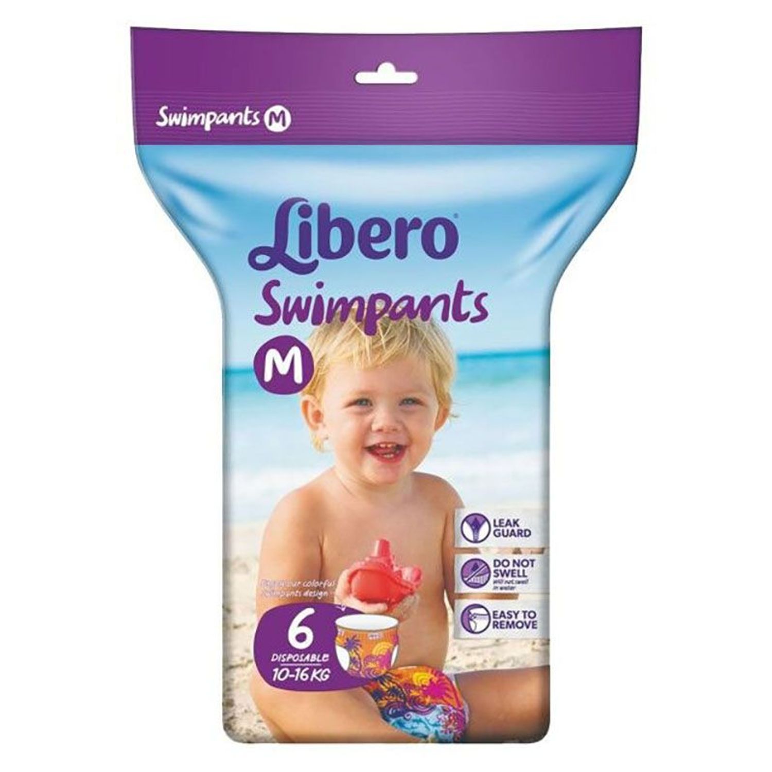 Scutece chilot Libero Swimpants pentru inot Medium 10-16 kg, 6 buc fotografia produsului