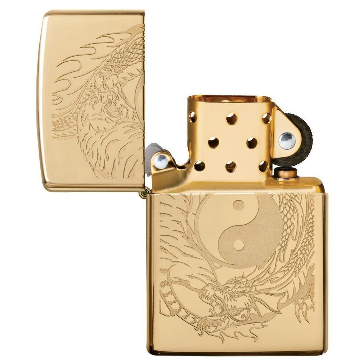 Bricheta Zippo 49024 Tiger & Dragon Design fotografia produsului View 4 L