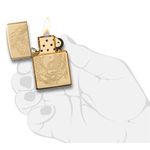 Bricheta Zippo 49024 Tiger & Dragon Design fotografia produsului View 5 S