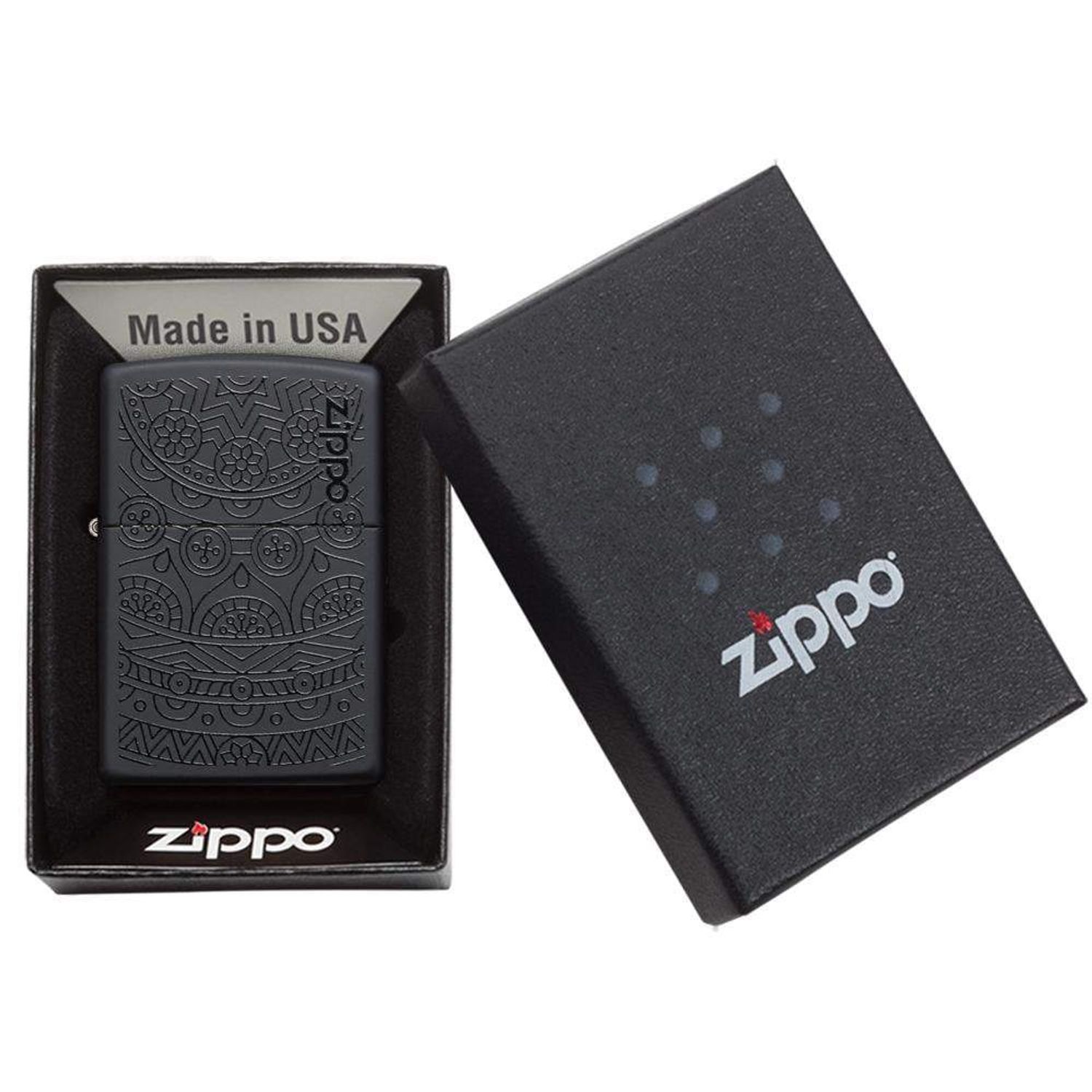 Bricheta Zippo 29989 Tone on Tone Design-Subtle Filigree fotografia produsului View 6 L