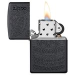 Bricheta Zippo 29989 Tone on Tone Design-Subtle Filigree fotografia produsului View 3 S