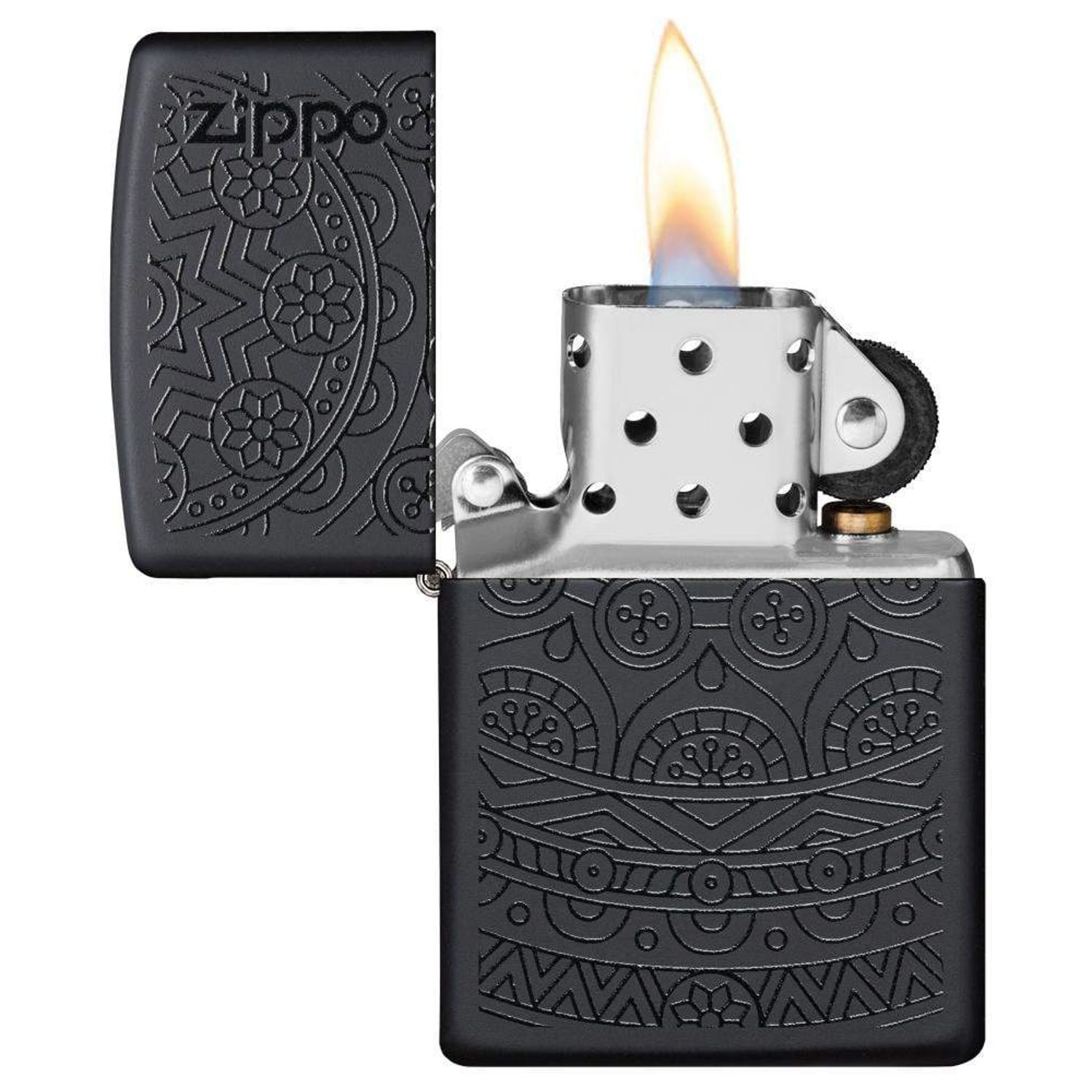 Bricheta Zippo 29989 Tone on Tone Design-Subtle Filigree fotografia produsului View 3 L