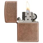 Bricheta Zippo 301FB Antique Copper fotografia produsului View 3 S