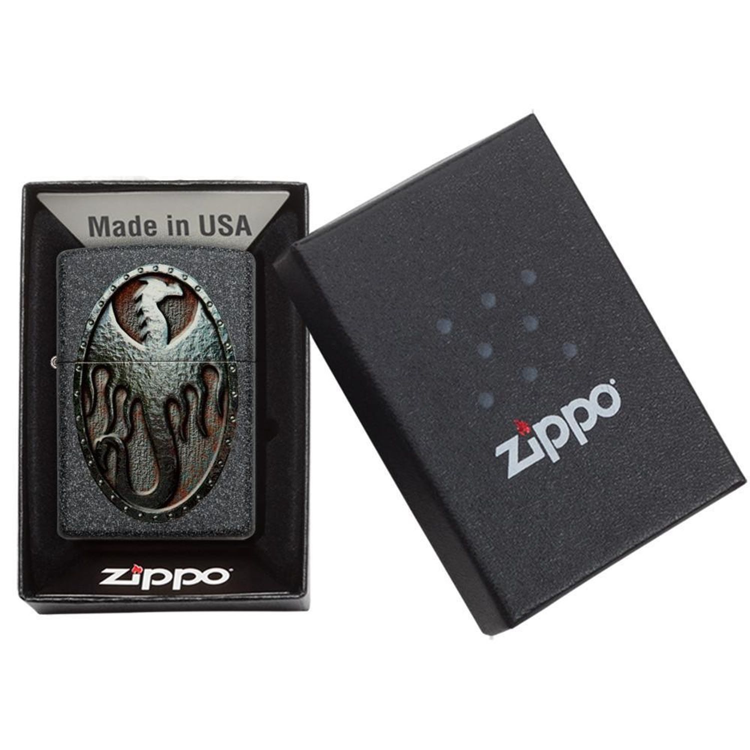 Bricheta Zippo Anne Stokes Metallic Dragon 49072 fotografia produsului View 6 L