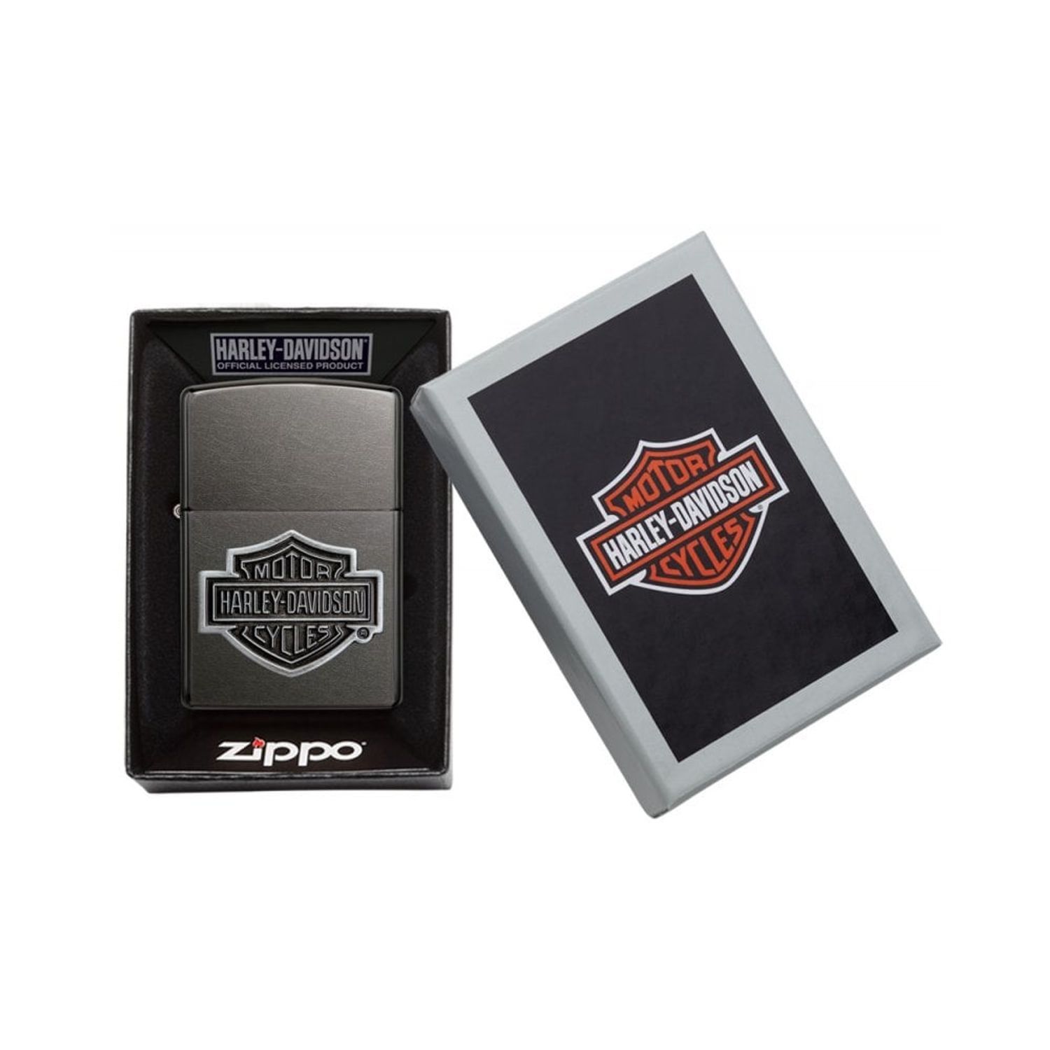 Bricheta Zippo 29822 Harley Davidson-Logo fotografia produsului View 3 L