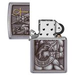 Bricheta Zippo 49406 Egyptian Gods with Ankh fotografia produsului View 4 S