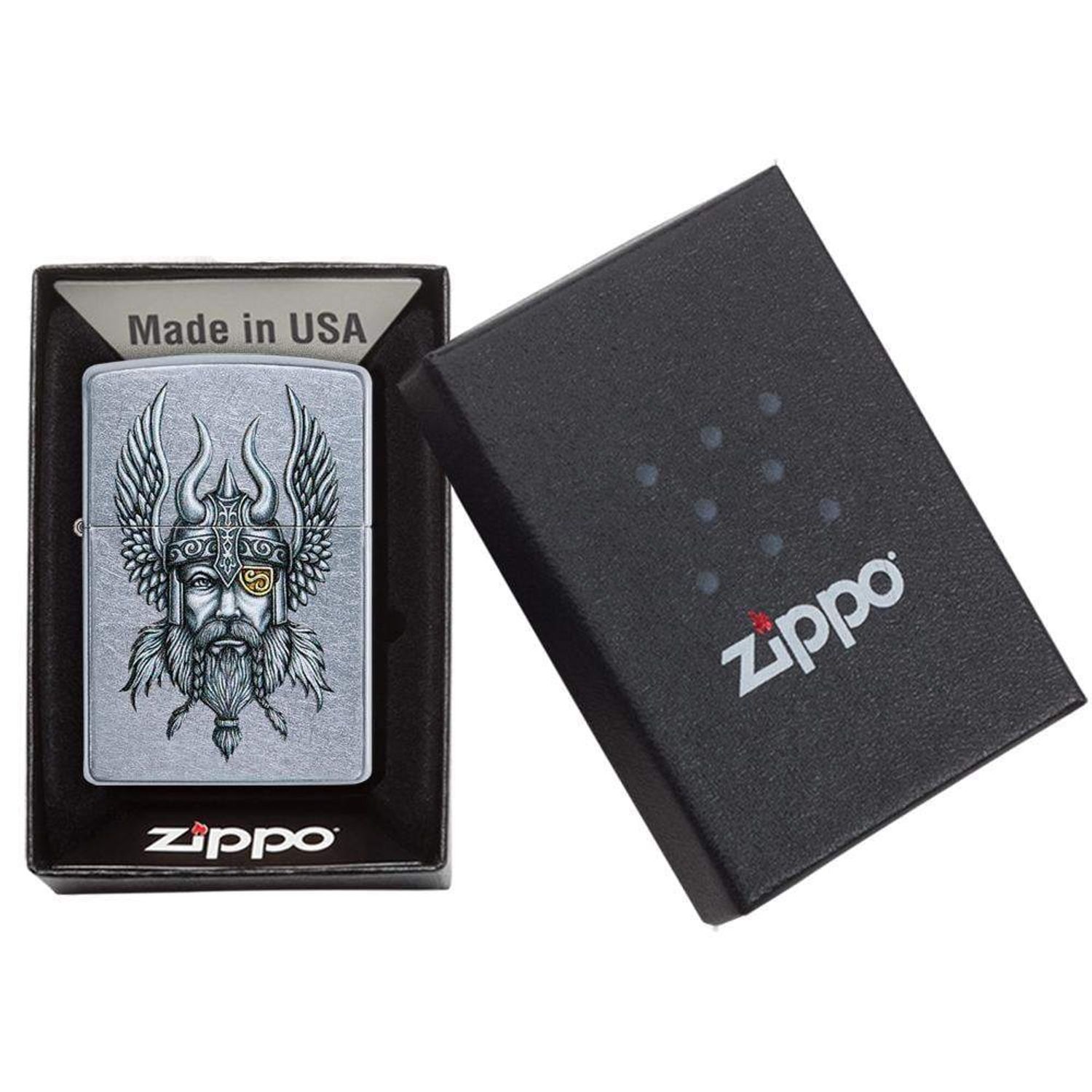 Bricheta Zippo 29871 Nordic Viking Design fotografia produsului View 6 L