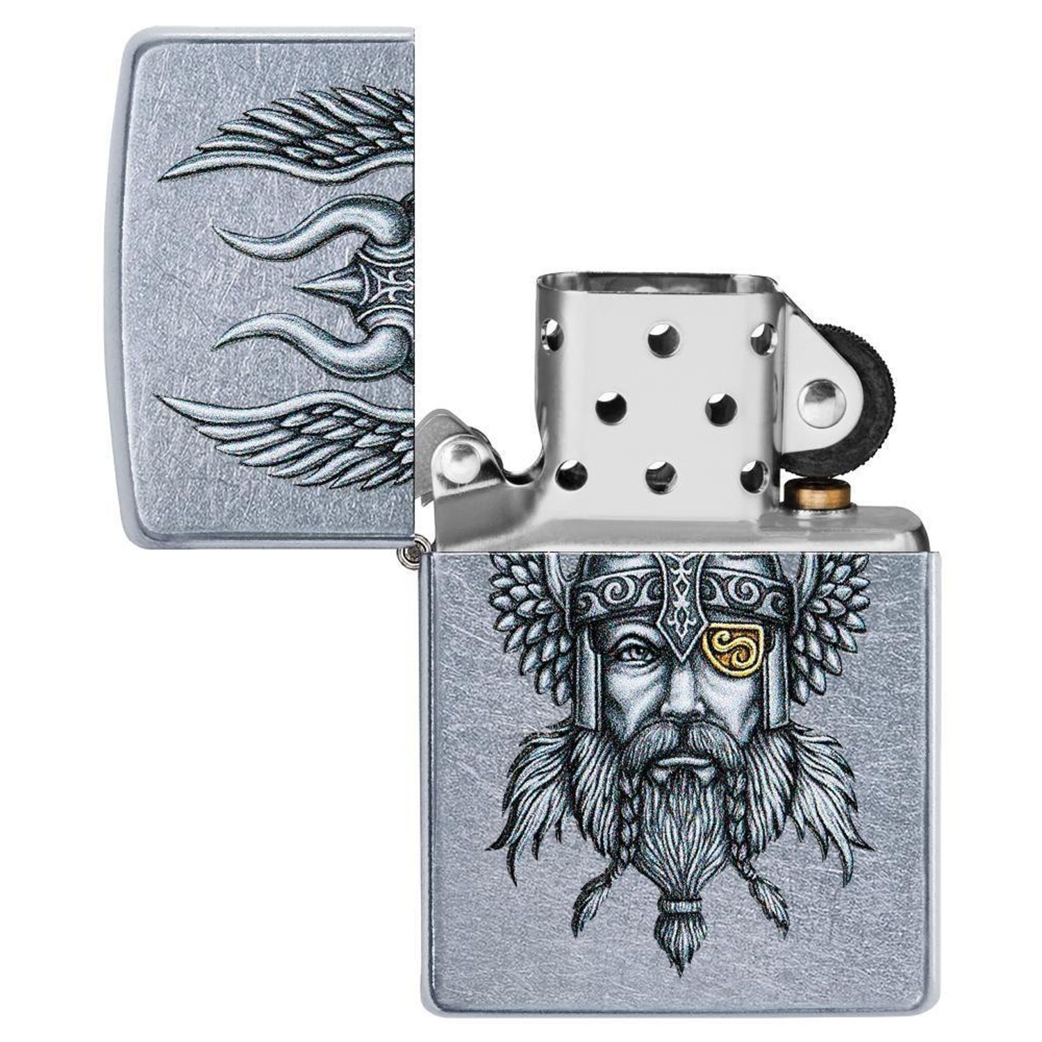 Bricheta Zippo 29871 Nordic Viking Design fotografia produsului View 4 L