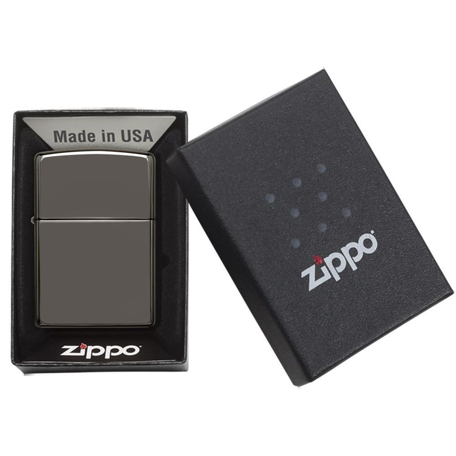 Bricheta Zippo 150 Classic Black Ice fotografia produsului View 5 L