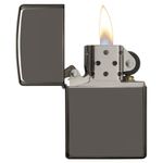 Bricheta Zippo 150 Classic Black Ice fotografia produsului View 3 S