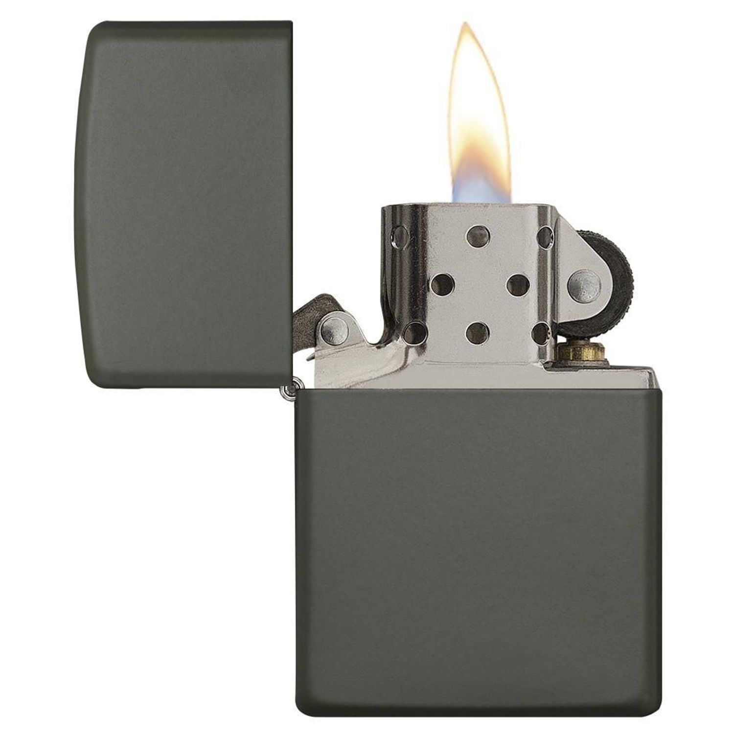 Bricheta Zippo 221 Classic Matte Green fotografia produsului View 3 L