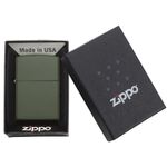 Bricheta Zippo 221 Classic Matte Green fotografia produsului View 5 S