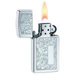 Bricheta Zippo 1652 Slim Chrome Venetian fotografia produsului View 3 S