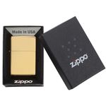 Bricheta Zippo 254B High Polish Brass fotografia produsului View 5 S
