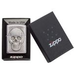 Bricheta Zippo 29818 Skull With Brain Surprise fotografia produsului View 6 S