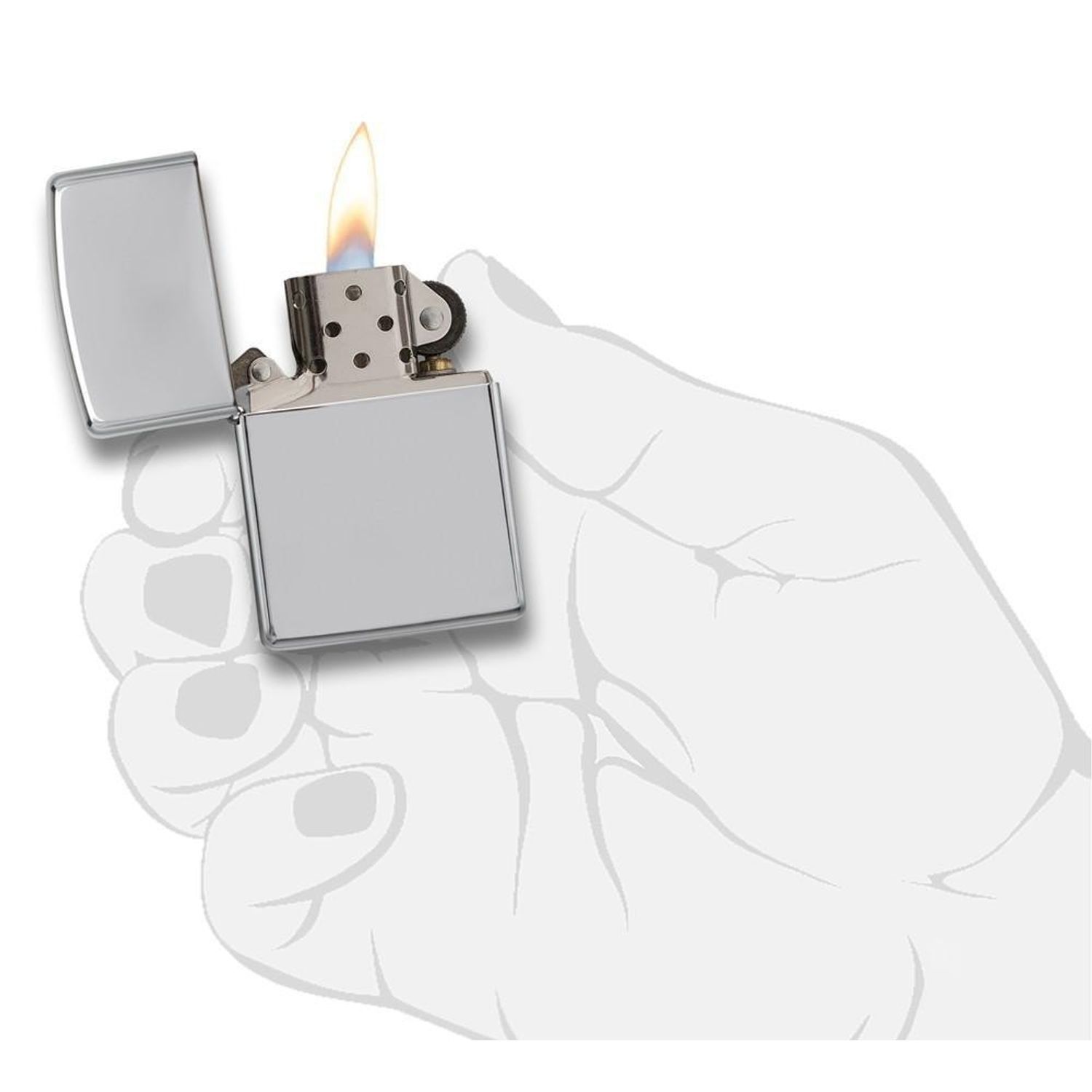 Bricheta Zippo 250 Classic High Polish fotografia produsului View 5 L