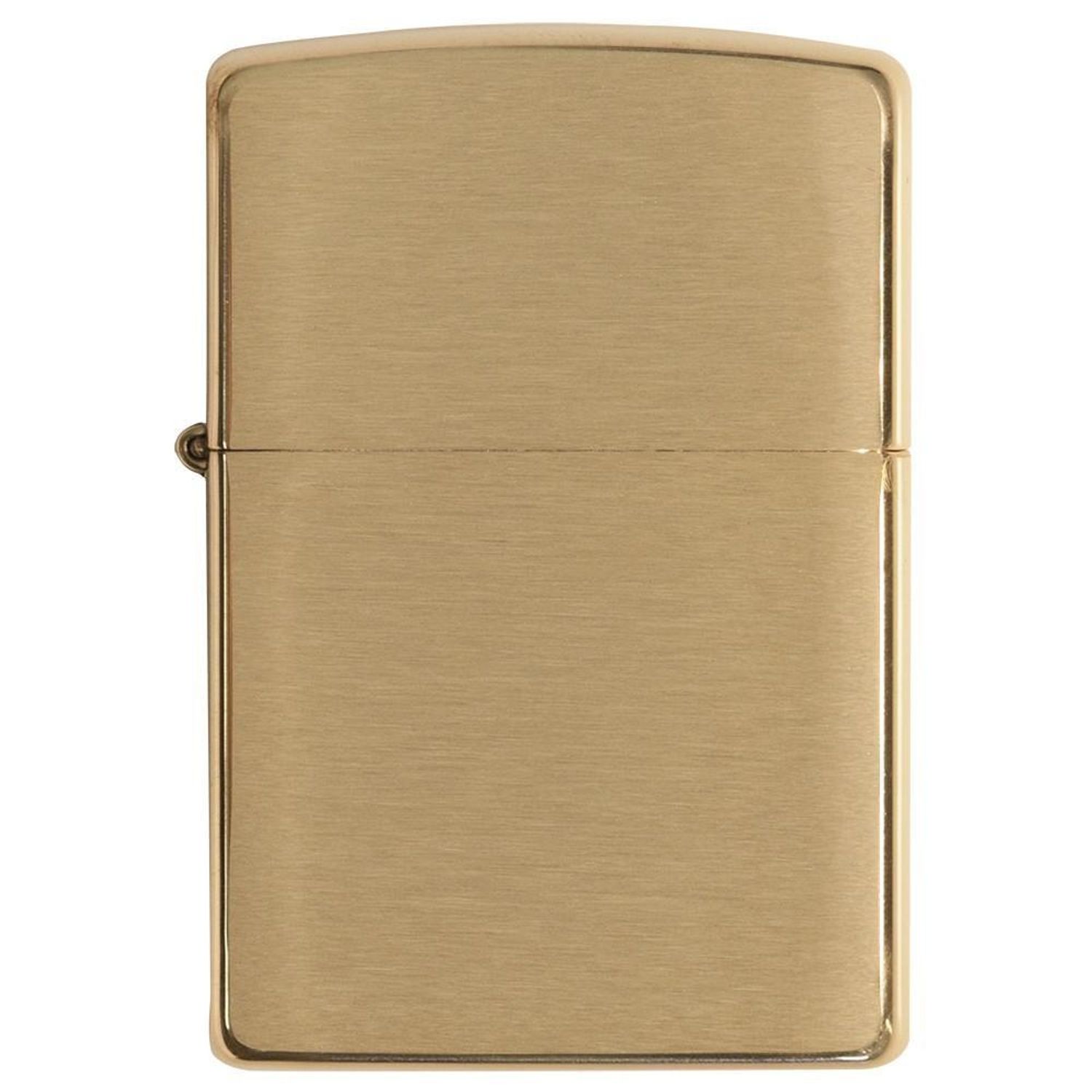 Bricheta Zippo 204B Brushed Brass Finish fotografia produsului View 2 L