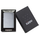 Bricheta Zippo 230 Vintage Brushed Chrome fotografia produsului View 5 S