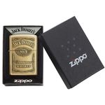Bricheta Zippo 254BJD.428 Jack Daniel's Label Emblem fotografia produsului View 5 S
