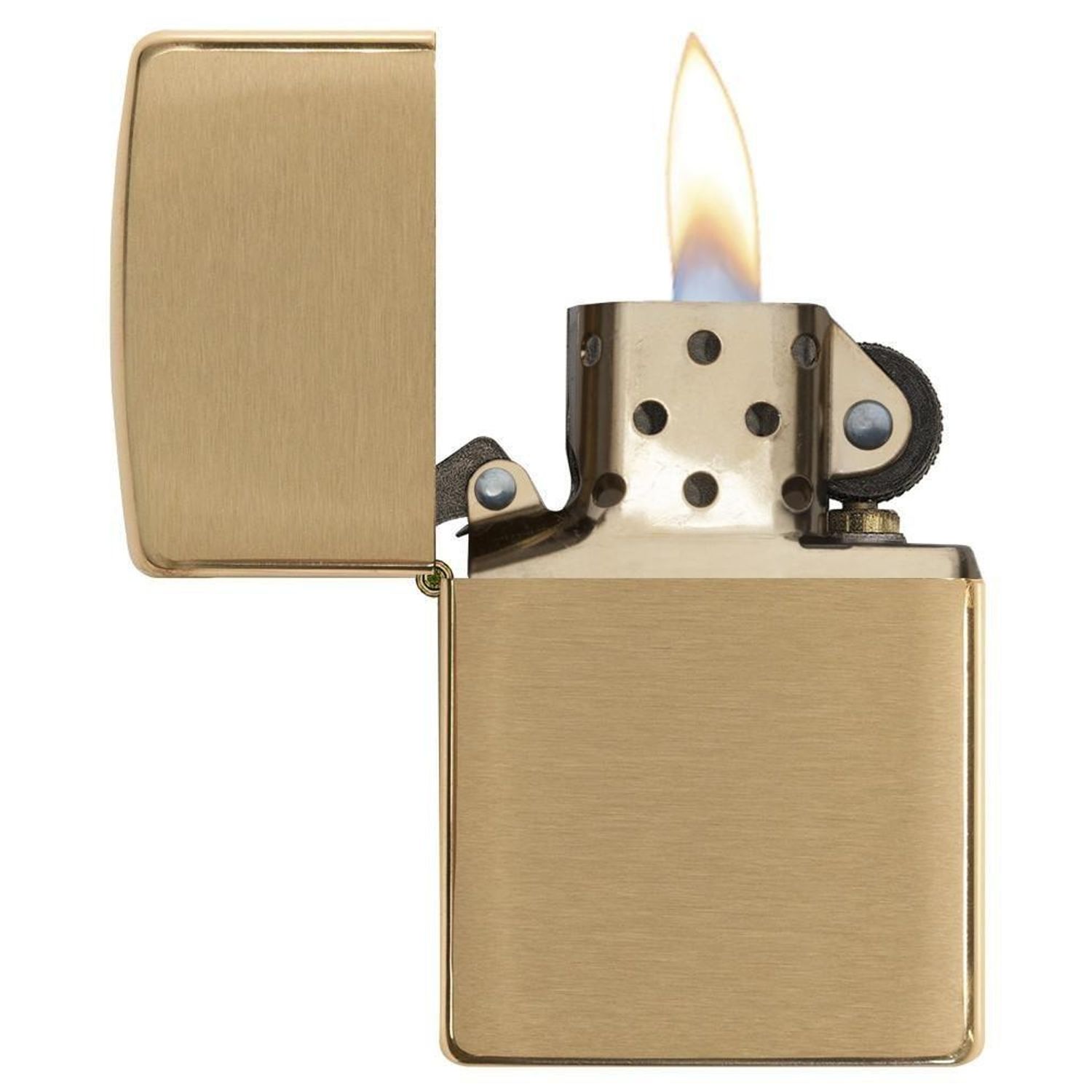 Bricheta Zippo 204B Brushed Brass Finish fotografia produsului View 3 L