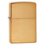 Bricheta Zippo 204B Brushed Brass Finish fotografia produsului
