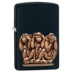 Bricheta Zippo 29409 Three Monkeys fotografia produsului