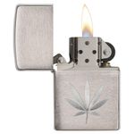 Bricheta Zippo 29587 Marijuana Weed Leaf fotografia produsului View 3 S