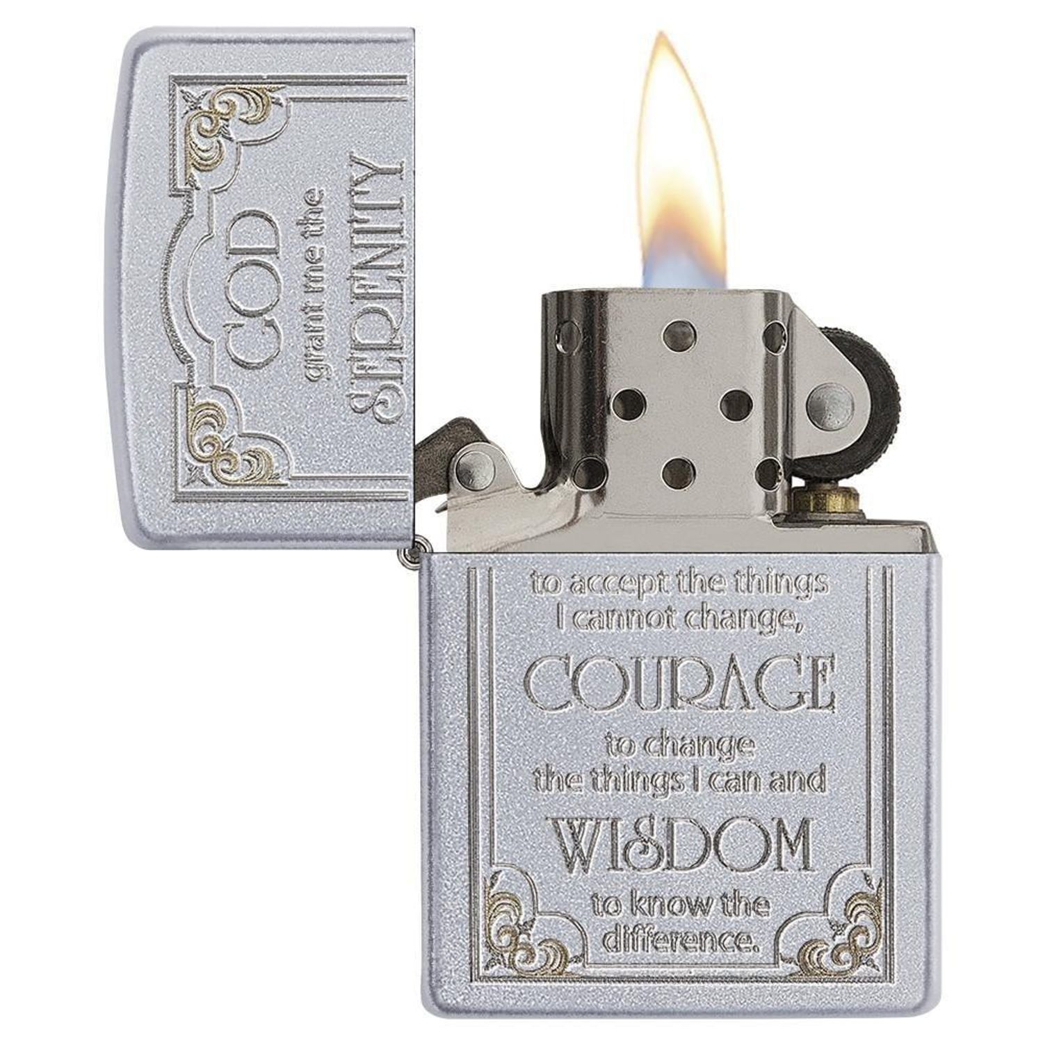 Bricheta Zippo 28458 Serenity Prayer fotografia produsului View 3 L