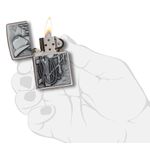 Bricheta Zippo 24879 Resting Cowboy fotografia produsului View 4 S