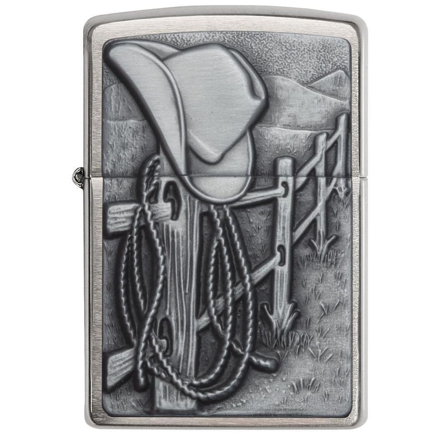 Bricheta Zippo 24879 Resting Cowboy fotografia produsului View 2 L