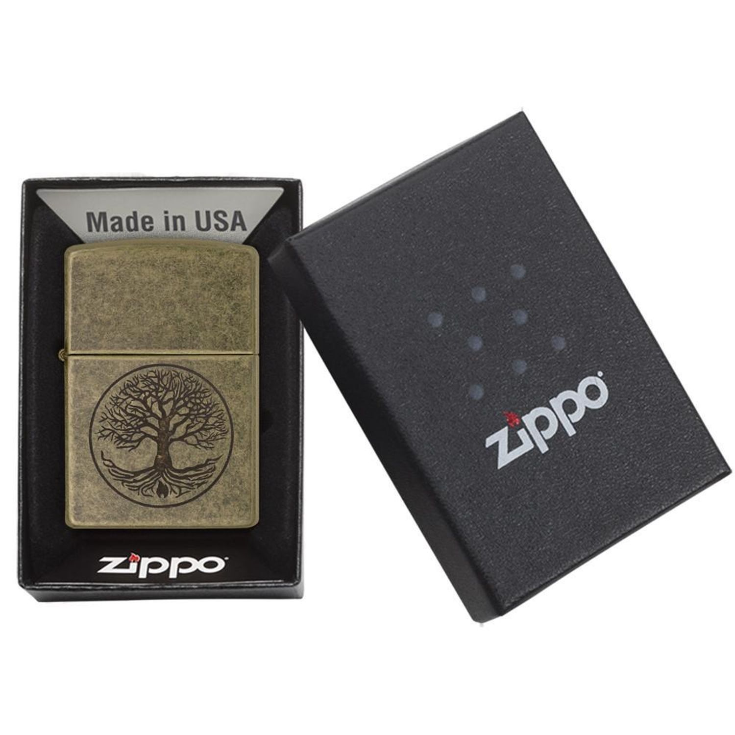 Bricheta Zippo 29149 Tree of Life fotografia produsului View 5 L