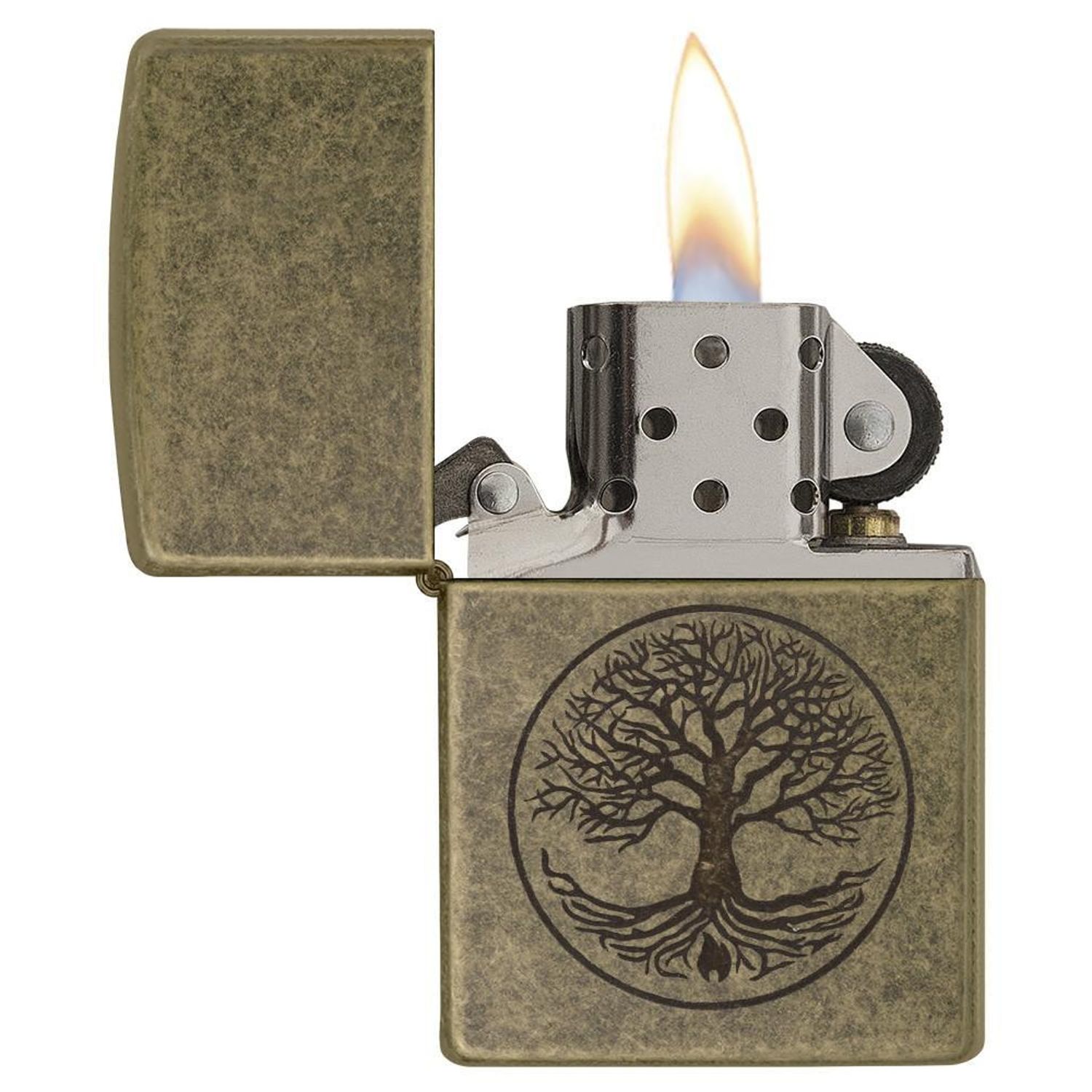 Bricheta Zippo 29149 Tree of Life fotografia produsului View 3 L