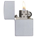 Bricheta Zippo 205 Classic Satin Chrome fotografia produsului View 4 S