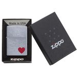 Bricheta Zippo 29060 Red Heart fotografia produsului View 5 S