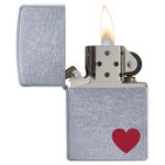 Bricheta Zippo 29060 Red Heart fotografia produsului View 3 S