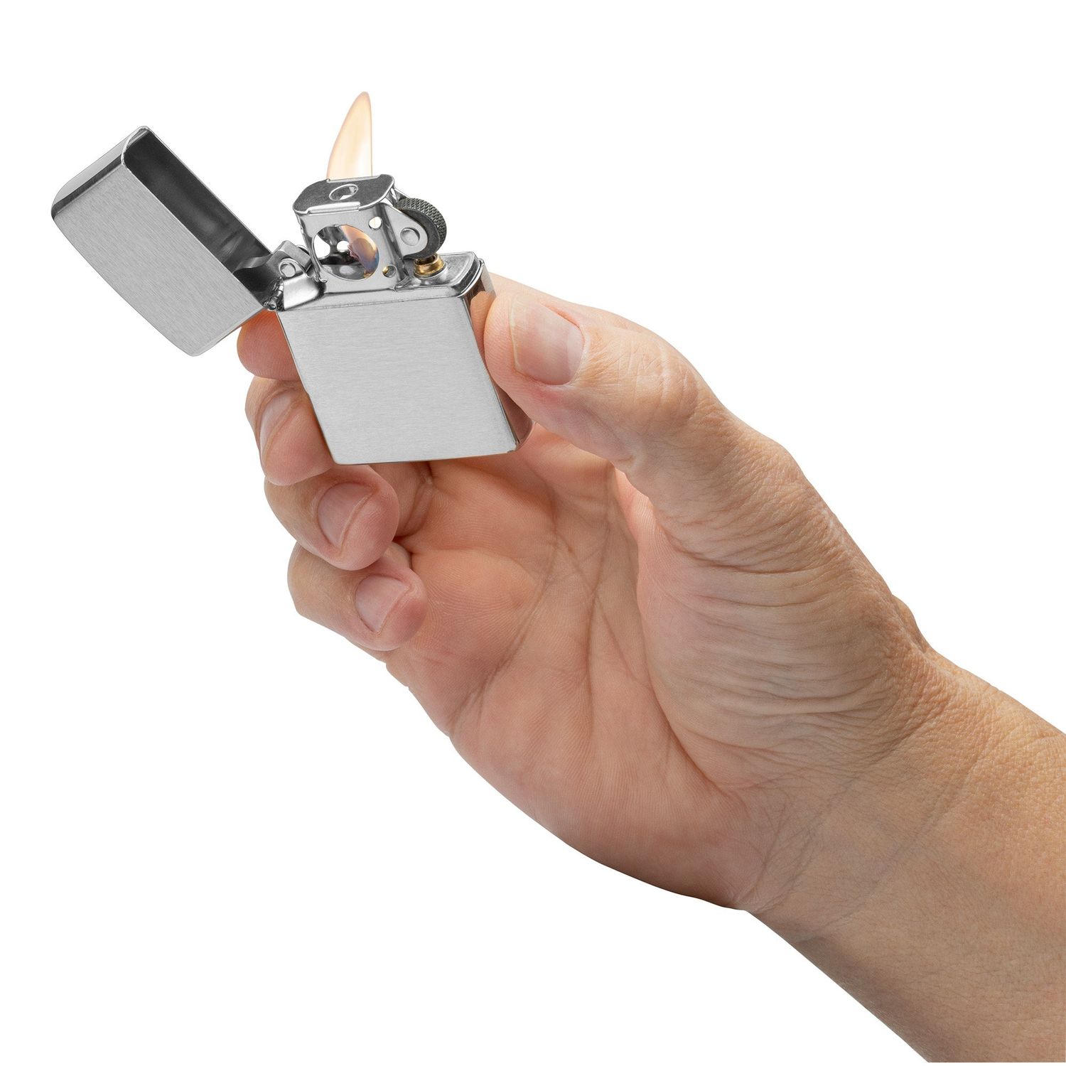Insertie bricheta Zippo tip pipa argintie 65846 fotografia produsului View 5 L