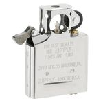 Insertie bricheta Zippo tip pipa argintie 65846 fotografia produsului