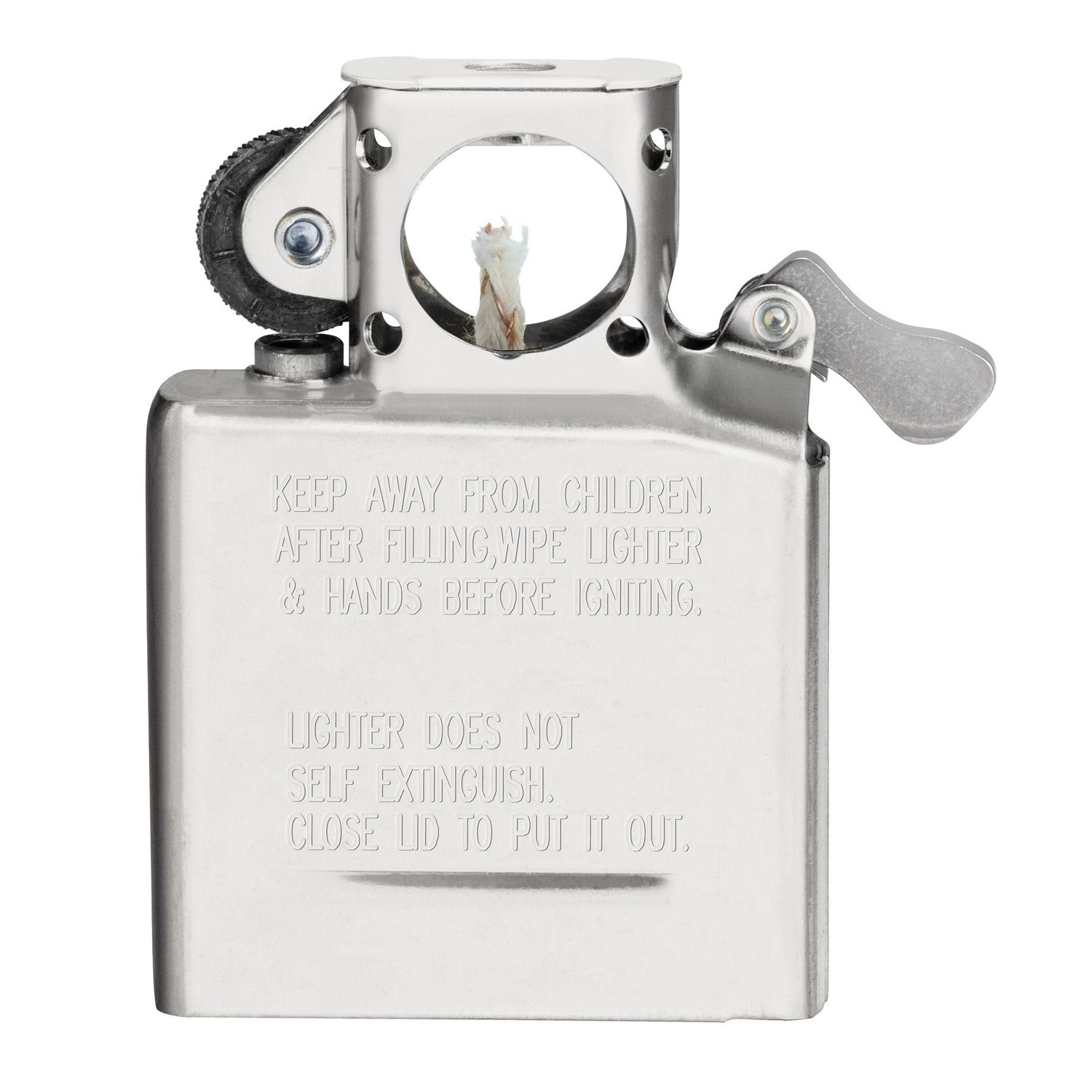 Insertie bricheta Zippo tip pipa argintie 65846 fotografia produsului View 2 L